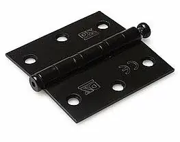 DX Kogellagerscharnier 76×76 mm rechte hoek rvs zwart gelakt Beperkte Voorraad