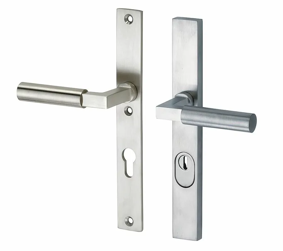 Snelle Levering SKG3 PC72 kruk/kruk op smalschild Bauhaus links + kerntrekbeveiliging mat nikkel/mat nikkel PVD