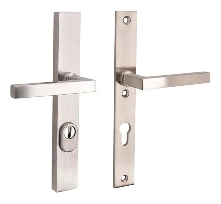 Beperkte Voorraad SKG3 PC92 kruk/kruk op smalschild Kare/Bauhaus rechts + kerntrekbeveiliging mat nikkel/mat nikkel PVD