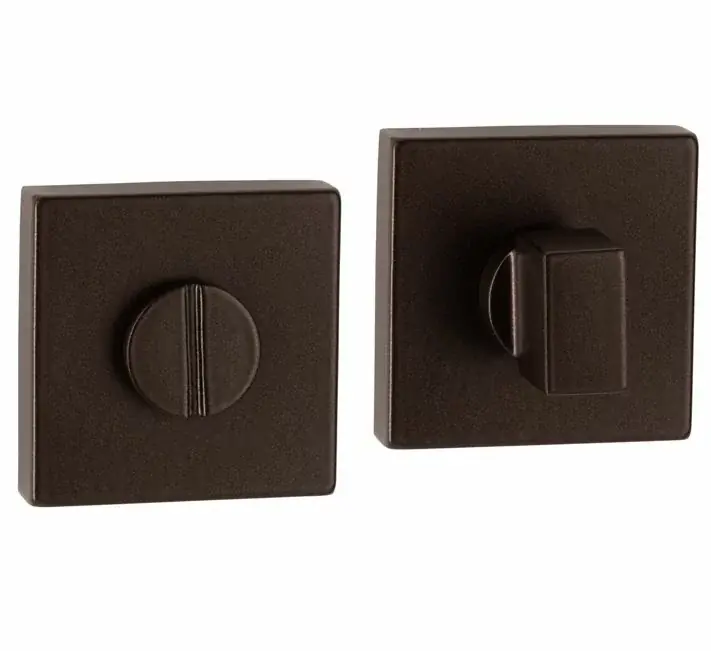 WC-Sluiting vierkant 8mm brons Tijdelijk Beschikbaar