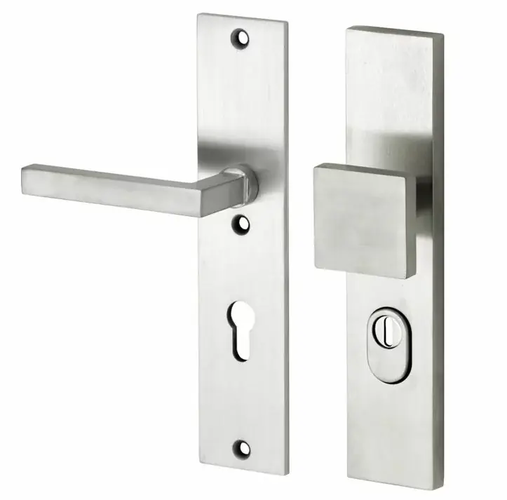 SKG3 PC92 knop/kruk op schild Kare/Bauhaus links + kerntrekbeveiliging mat nikkel/mat nikkel PVD Aanbieding