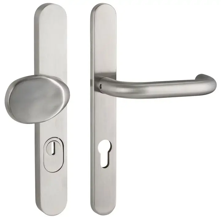 Nu Kopen SKG3 PC92 knop/kruk U op ovaal smal schild PRIO + kerntrekbeveiliging rvs