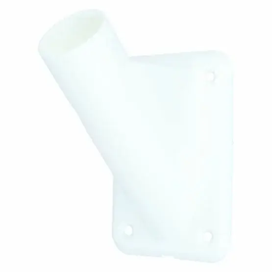 Nieuw Vlaggenstokhouder nylon wit