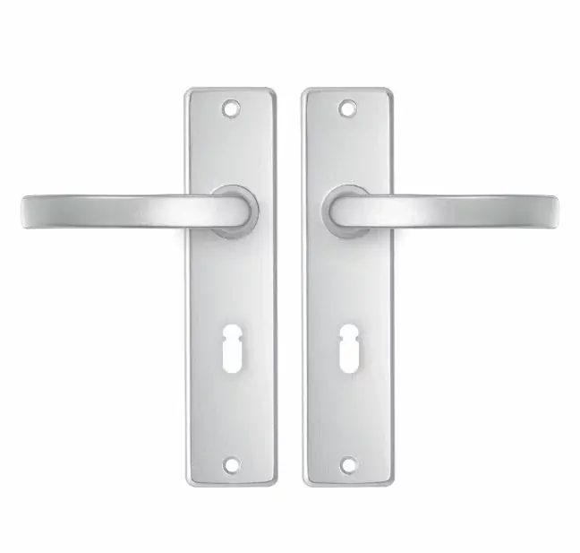 AXA basic schild SL56 met deurklink blok aluminium F1 Uitverkoop