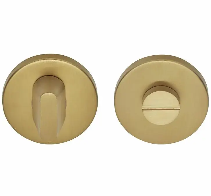 WC-Sluiting 8 mm rond verdekt blind PVD mat goud Voordeelprijs