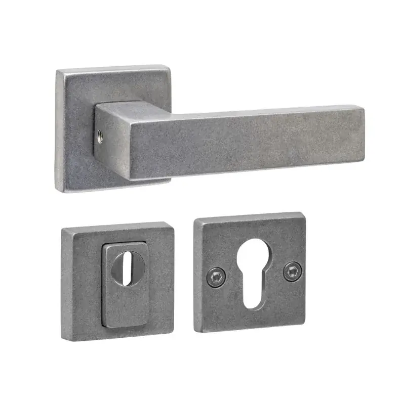 Intersteel SKG3 veiligheid achterdeur set Amsterdam vierkant rvs getrommeld Bestel Nu