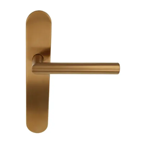 Goedkoop Deurklink op blind schild BASICS LBII-19P13SFC PVD licht brons