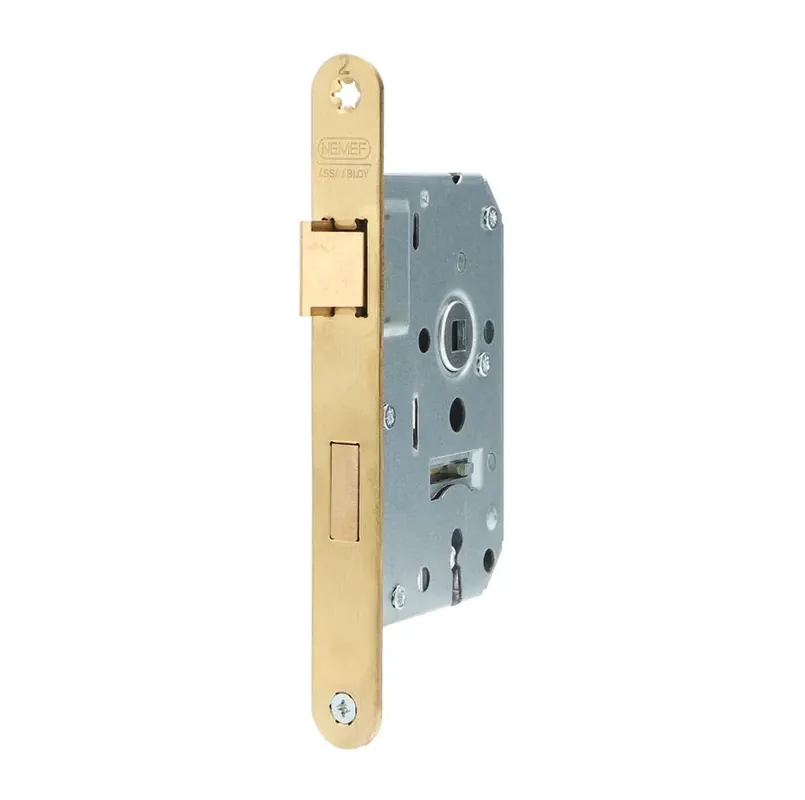 Nemef klavier SL56 insteekslot 1266/5 met messing voorplaat Veilige Betaling