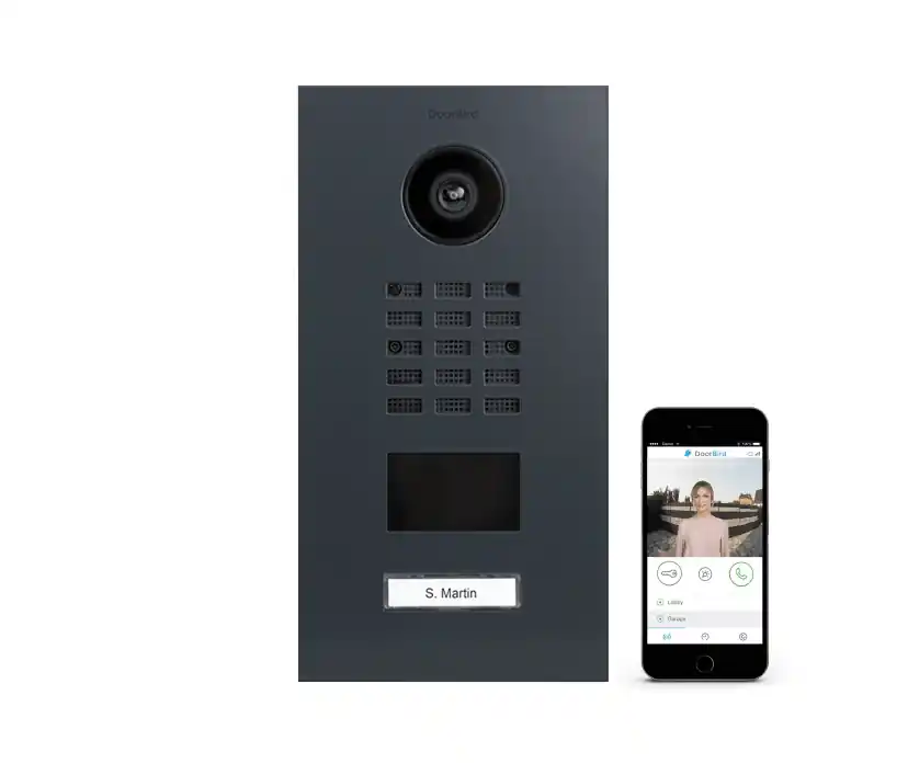 DoorBird IP videofoonset D2101V RVS RAL7016 Veilige Betaling