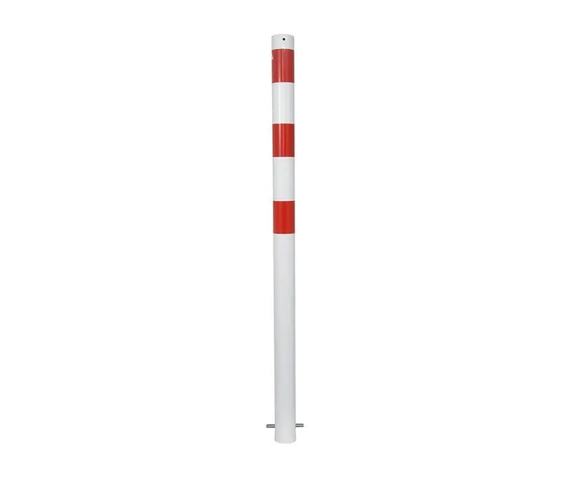 Voordeelprijs Parkeerpaal rond 76 mm, instortbaar