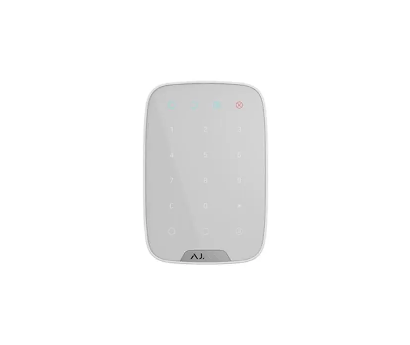 AJAX keypad, wit, draadloos Op = Op