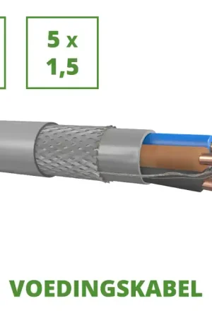 Voedingskabel 100 mtr. 1 kV gewapend 5x1,5 mm² Shop Nu