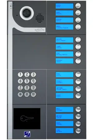 DINA GSM video-intercom opbouw, 16 beldrukkers, codepaneel, excl. 4G-IP module Veilige Betaling