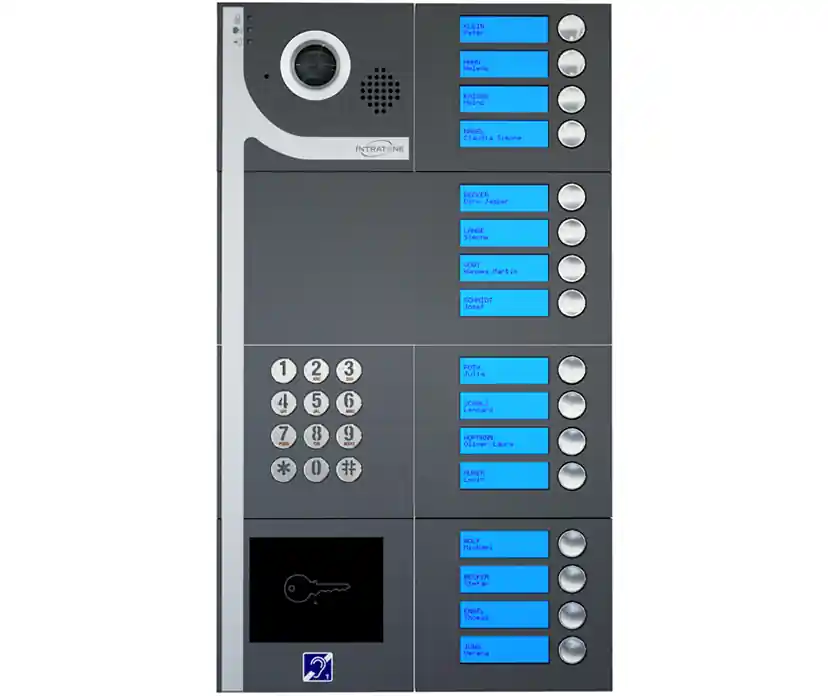 DINA GSM video-intercom opbouw, 16 beldrukkers, codepaneel, excl. 4G-IP module Veilige Betaling