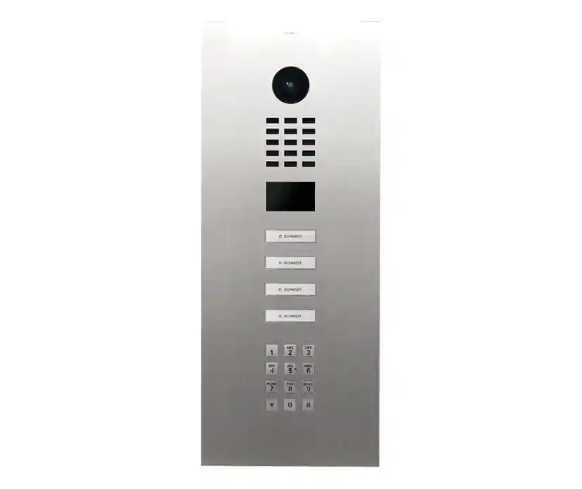 Outlet DoorBird IP videofoonset 4 drukknoppen incl. codepaneel RVS type DBI-89584920 Voordeelprijs