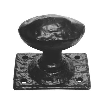 KP1089 knopkruk 60×38 mm op rechthoekig rozet 66×50 mm vast Favoriet