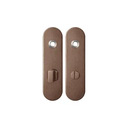 GPF1110.A2 kortschild afgerond WC72/8 grote knop Bronze blend Populair