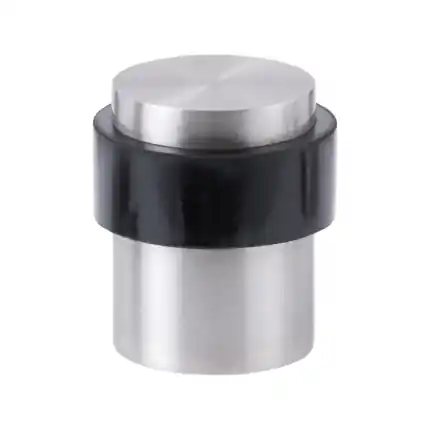 Finale Uitverkoop Deurstopper RVS geborsteld rond 40×35 mm