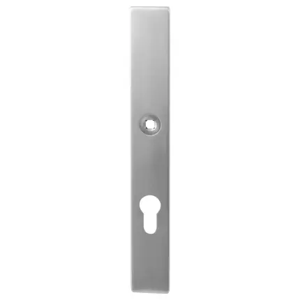 veiligheidsbinnenschild rechth. PC92 smal 257x35x8 mm RVS Tijdelijk Beschikbaar