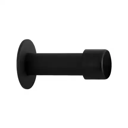 Deurstopper zwart rond 85×22/50 mm Hete Deal