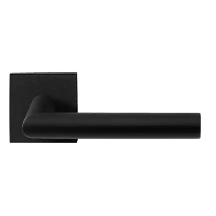 Merkproduct GPF8210.02 zwarte deurkruk Toi op vierkante rozet