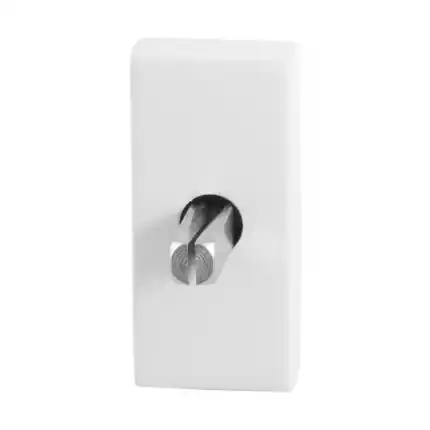 DK rechthoekig 65x30x12 mm met stift DK 32 mm Wit Uitverkoop