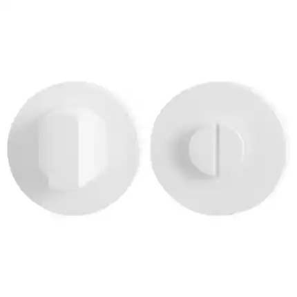 Toiletgarnituur 50x8mm stift 8mm wit grote knop Direct Beschikbaar