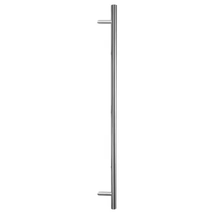 Deurgreep T-model 32x500mm RVS geborsteld incl.decorring voetje Beperkte Voorraad
