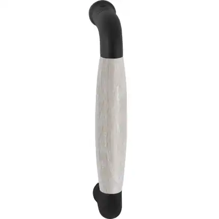 Bestel Nu Deurgreep ton model Ika 157mm zwart gebogen nekje met eiken whitewash