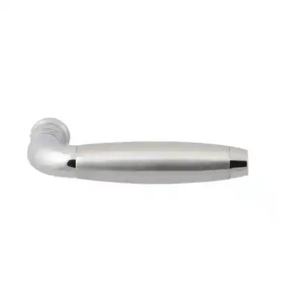 Exclusieve Aanbieding Ika deurkruk RVS gepolijst/ matgeborsteld trapezium gebogen