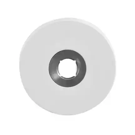 Rozet 50x8mm wit links-/rechtsdraaiend Veilige Betaling