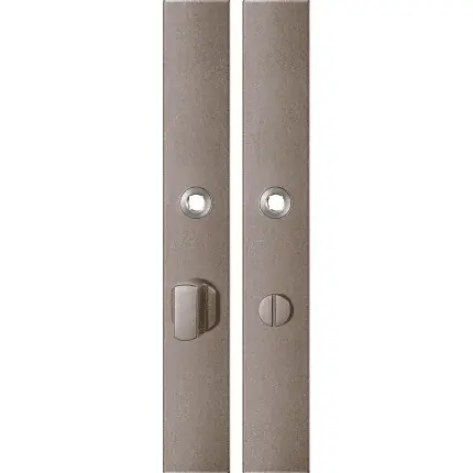 Beperkte Voorraad GPF1175.A3 langschild rechthoekig WC63/8 grote knop Mocca blend