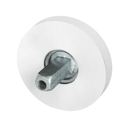 Gratis Retour GPF8100.40.400 rozet 50x8mm wit met vastgelaste knopvastzetter