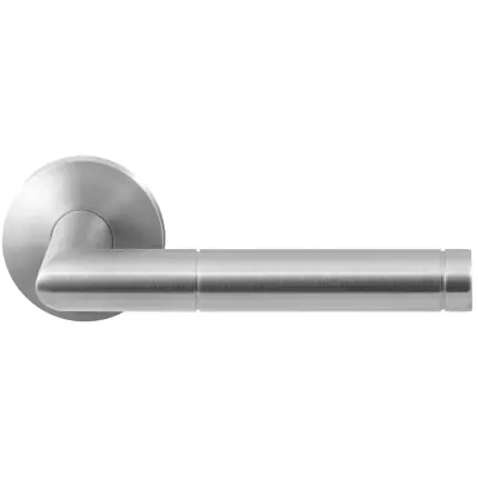 Nu Kopen GPF1042.00 RVS deurkruk Kohu op ronde rozet