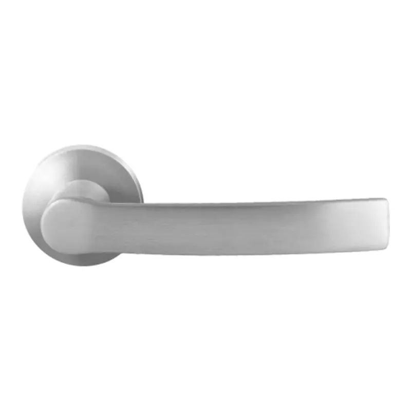GPF3155.00 RVS deurkruk Kokoru op ronde rozet Op = Op