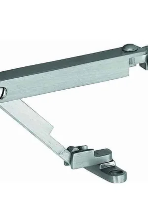Aanbieding combi uitzetter wegdraaibaar 215mm mat nikkel