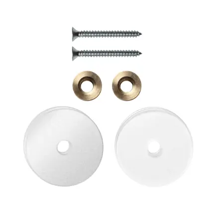enkele greep bevest.set wit op hout blinde montage 35x2mm Veilige Betaling