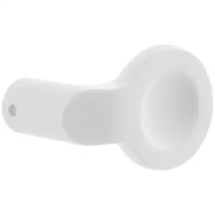s2 Witte designknop verkropt vast Goedkoop