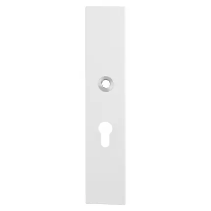 Weekendaanbieding veiligheidsbinnenschild PC92 257x35x8 mm rechthoekig smal Wit