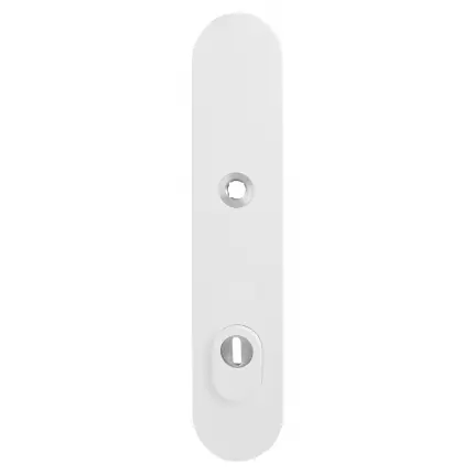 Korting Veiligh. B.S. met KT PC92 248x52x11 mm afgerond Wit