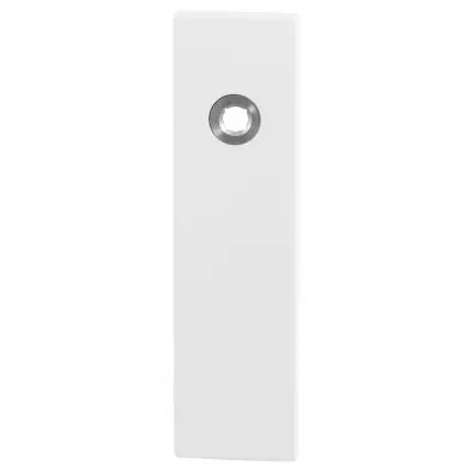 Kortschild WC57/5 grote knop rechthoekig wit Shop Nu