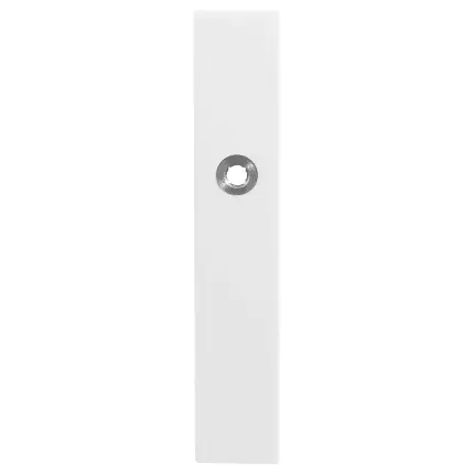 GPF8100.65 langschild rechthoekig blind wit Hoge Kwaliteit