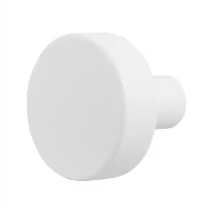 Seizoensaanbieding S2 knop Vlakke knop 52×16 mm vast inclusief knopvastzetter Wit