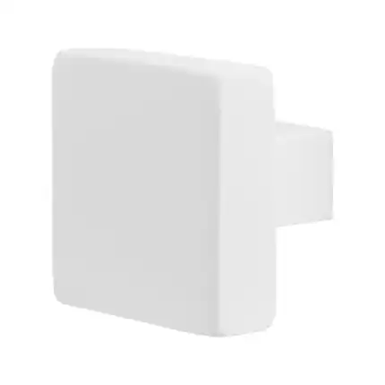 S2 knop Vierkante knop 53x53x16 mm vast inclusief knopvastzetter Wit Rechtstreeks Van De Fabrikant