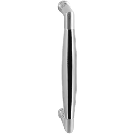 Gereduceerde Prijs Deurgreep ton model Ika RVS geborsteld/RVS gepolijst 207x63mm