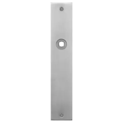 Laatste Versie Plaatschild BB72 rechthoekig RVS geborsteld 220x40x2mm