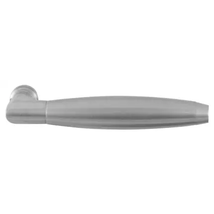 Ika XL deurkruk RVS matgeborsteld trapezium haaks eindknop Premium