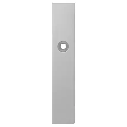 Langschild WC55/8 normale knop rechthoekig RVS geborsteld Beperkt Aanbod