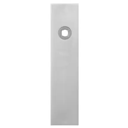Kortschild WC72/8 grote knop rechthoekig RVS geborsteld Exclusieve Aanbieding