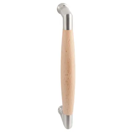Deurgreep ton model Ika 207mm RVS geborsteld met haaks Bestel Nu